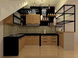 Get free shipping on qualified industrial kitchen cabinets or buy online pick up in store today in the kitchen department. Arra Interior Kitchen Set Industrial Style Grand Royal Facebook