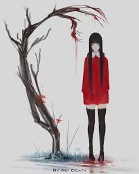 Monster In My Head Aoiogata Painting Monsters In My Head Anime Art Girl Anime Art