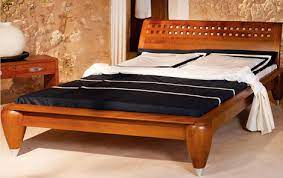 Exotic wood floor colors of cherry and walnut trees will be deep and rich even without staining. Contemporary European Bed From Zack Design Exotic Wood Beds