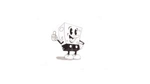 80 spongebob wallpapers on wallpaperplay. Black And White Spongebob Squarepants Toon Characters Wallpaper 109176