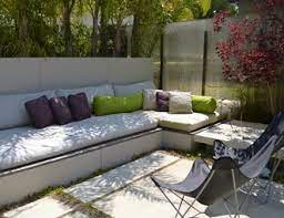 Crafted from high density eucalyptus (shorea), this outdoor bench can withstand the trials of sun and rain as it sits on your porch or patio. Built In Seating Pictures Gallery Landscaping Network