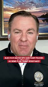 ‘IT’S DANGEROUS’: The mayor of Newport Beach is blasting California’s  sanctuary state policy as some far-left governors and mayors say they won't  cooperate with an illegal immigration crackdown.