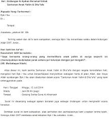 Eiza di acara santunan anak yatim piatu. Kabar Terbaru Pola Surat Ajakan Pemberian Anak Yatim Kabarterbaru Co
