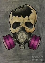 Transparent background gas mask clipart. Gas Mask Skull Drawing By Tyler Schetlin