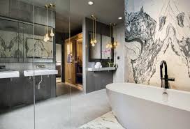 Plenty of bathroom remodeling ideas accommodate both children and adults in the design, so go ahead and have a little fun with yours! Open Bathroom Designs Celebrate Togetherness In A Unique Way