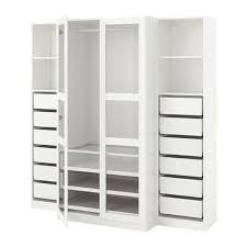 Pax White Tyssedal Glass Wardrobe 200x60x201 Cm Ikea Pax Wardrobe Ikea Pax Pax Corner Wardrobe