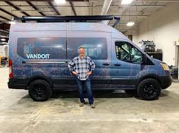 Vandoit Camper Van With Custom Topographic Wrap Vanlifers