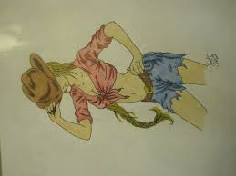 Tagged cowgirl pinup tattoo, turquoise cowgirl boots discover. Finnished Cowgirl Pinup Tattoo Design By Cowgirl145 On Deviantart