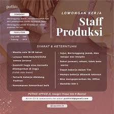 Satpam & supir di pt. Puthic Lowongan Kerja Loker Jogja Jogja Lowker Facebook