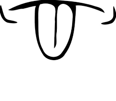 Tongue coloring page to color, print or download. The Tongue Coloring Pages Learny Kids