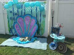The best thing we did to stick to a budget was to find a i love to create backdrops for buffet tables. Backdrop Diy Mermaid Birthday Party Ideas Novocom Top