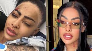 Filtran foto de Yailin La Más Viral con la cara golpeada y cuenta todo:  ¿Tekashi 6ix9ine la violenta?