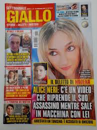 Giallo Storie Delitti Misteri n.51 2022 Il delitto di Modena Alice Neri