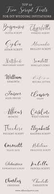 20 Fancy Free Script Fonts For Diy Wedding Invitations Invitation Mariage Mariage Carte Invitation