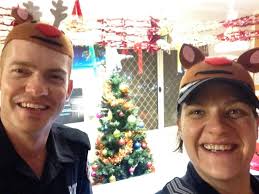 A very Arlparra Christmas Sergeant Brodie Anderson and Constable Brad Smith  went out of their way to bring Christmas to the Barkly. Merry Christmas  from Arlparra Police!
