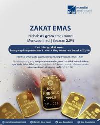 Terdapat 2 keadaan untuk pembayaran zakat emas. Zakat Emas Badan Amil Zakat Mai Foundation