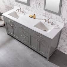 Werkzeug und baumaterial für profis und heimwerker. Cosentino 72 Double Bathroom Vanity Set Base Finish Gray Double Vanity Bathroom Bathroom Vanity Double Bathroom Vanity