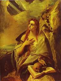 Mary Magdalene By El Greco Note Book And Skull Her Symbols Art Mary Magdalene Art Gallery