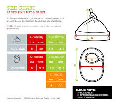 Size Chart Babies Size Chart Bib Set Baby Bibs