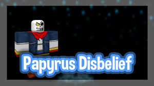 Free roblox script undertale 3d boss battles script. Disbelief Papyrus Roblox Script Underpants