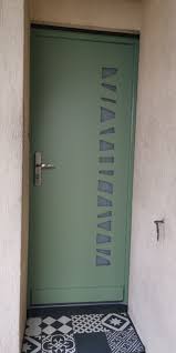 Porte Fichet Stylea Modele S Finition Vert Ral 6021 Porte Blindee Portes Blindee