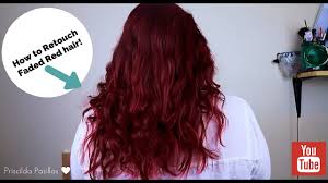 While this can be a big. Faded Red Hair Retouch Youtube