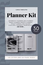 2021 Canva Planner Template Calendar Canva Template Daily Etsy In 2020 Planner Template Workbook Template Planner