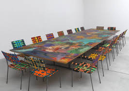 Franz West Artist Tables And Chairs Franz West Painted Furniture African Decor