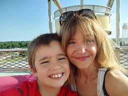 A 10-year-old boy saved his mother mom from certain death after she fell  into a seizure in family pool