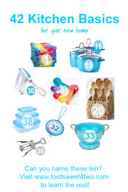 From coffee makers and frothing tools to knives and storage containers, here are 15 kitchen essentials, foolproof appliances, and cooking gadgets we're currently loving and using on the regular. 42 Kitchen Basics For Your New Home Photos Toot Sweet 4 Two