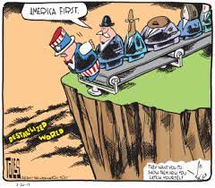 Robert dennis crumb (born august 30, 1943) is an american cartoonist and musician who often signs his work r. Political Cartoon U S America First Destabilized World Falling Apart The Week