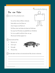 Grundsätzlich soll der autor beim verfassen einer bildergeschichte passend zu den bildern eine möglichst zusammenhängende, in sich stimmige und unterhaltsame geschichte erzählen. Die 4 Falle Grundschulkonig Dativ Deutsch Deutsche Grammatik