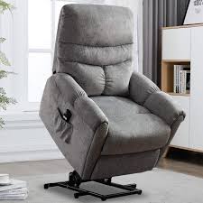 Canmov Power Lift Recliner Chair For Elderly Heavy Duty And Safety Motion Reclining Mechanism Antiskid Fabric Chair With Overstuffed Design Gray Buy Online In Grenada At Grenada Desertcart Com Productid 173820802