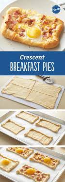 Crescent Breakfast Pies Recipe Crescent Breakfast Pies Breakfast Pie Crescent Breakfast