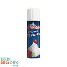 Delicate and smooth creamy texture it has such a creamy texture as smooth as whipped cream malaysia, indonesia, singapore, philippines, vietnam, thailand, laos, myanmar, taiwan, hong kong. Anchor Aerosol Whipping Cream 400ml Shopee Malaysia
