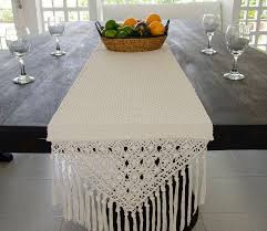 Etsy Table Runner Macrame Table Runner Macrame Design Handmade Table Runner