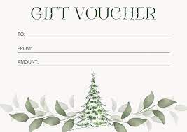 Christmas Gift Certificate Printable Free