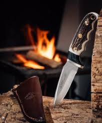 Cudeman bowie knife with 24° gold fittings 7″ blade. German Knife Shop High Quality Knives At Lowest Price For Sale
