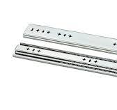 Gefieca 53mm Width Heavy Duty Slide 250 Lbs Load Capacity Full Extension Ball Bearing Drawer Slide