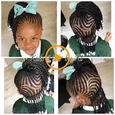 Coiffure D 39 Anniversaire Pour Un Cutie Kidshairbyri Kidshairstyles Cornrows Birthday Hairstyles Black Kids Hairstyles Kids Hairstyles Girls