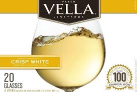 Light bodied boxed red wine . Peter Vella Vineyards Crisp White California Prices Stores Tasting Notes Market Data