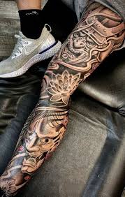 Japanese Knee Tattoo Men Leg Tattoo Men Leg Tattoos Tattoo Sleeve Men