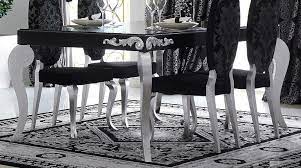 See more ideas about modern dining room, dining room design, dining table black. Arhaus Black Wood Dining Table Luxus Black And Silver Leaf Dining Table With Wood Carving Rectangle Dining Table Black Wood Dining Table Dining Table