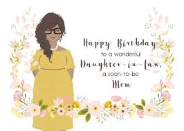 Illustrated Pregnant Daughter In Law Birthday Soon To Be Mom Floral Card Ad Affiliate Daughter Law Illustrated Pre Pregnant Floral Cards Daughter