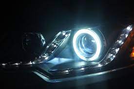 2010 2013 Kia Forte Ccfl Halo Led Strip Projector Headlights Smithclubs Kia Forte Car Detailing Kia