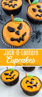 Jack O Lantern Cupcakes Recipe For Halloween Jackolantern Halloweenfoods Halloweenpartyideas H Halloween Food Cupcakes Halloween Cupcakes Halloween Deserts