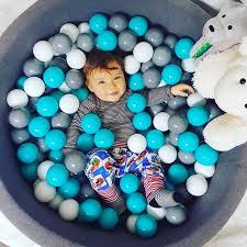 Welox Piscine 200 Balles O 90 Cm Pour Bebe Gris A Etoiles Autres Achat Prix Fnac
