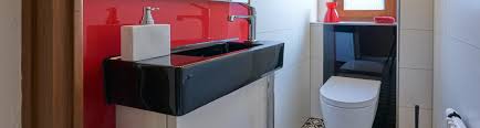 Vom schlichten handwaschbecken über den einbauwaschtisch mit möbelunerbau bis. Gaste Wc Schwarz Weiss Mundle Sindelfingen Boblingen