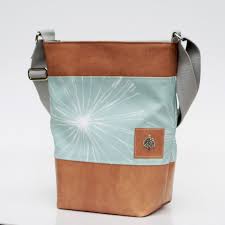 Smaragd Tasche Umhangetasche Pusteblume Blau Taschen Umhangetasche Taschen Nahen