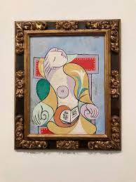 La lecture (or reading1) is a painting by spanish artist pablo picasso completed in january 1932. Picasso La Lecture Or Reading Neumann Wolfson Art Facebook